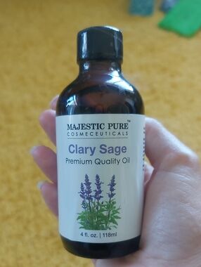NWT 4 Oz Majestic Pure Clary Sage Premium Quality Oil - Unopened